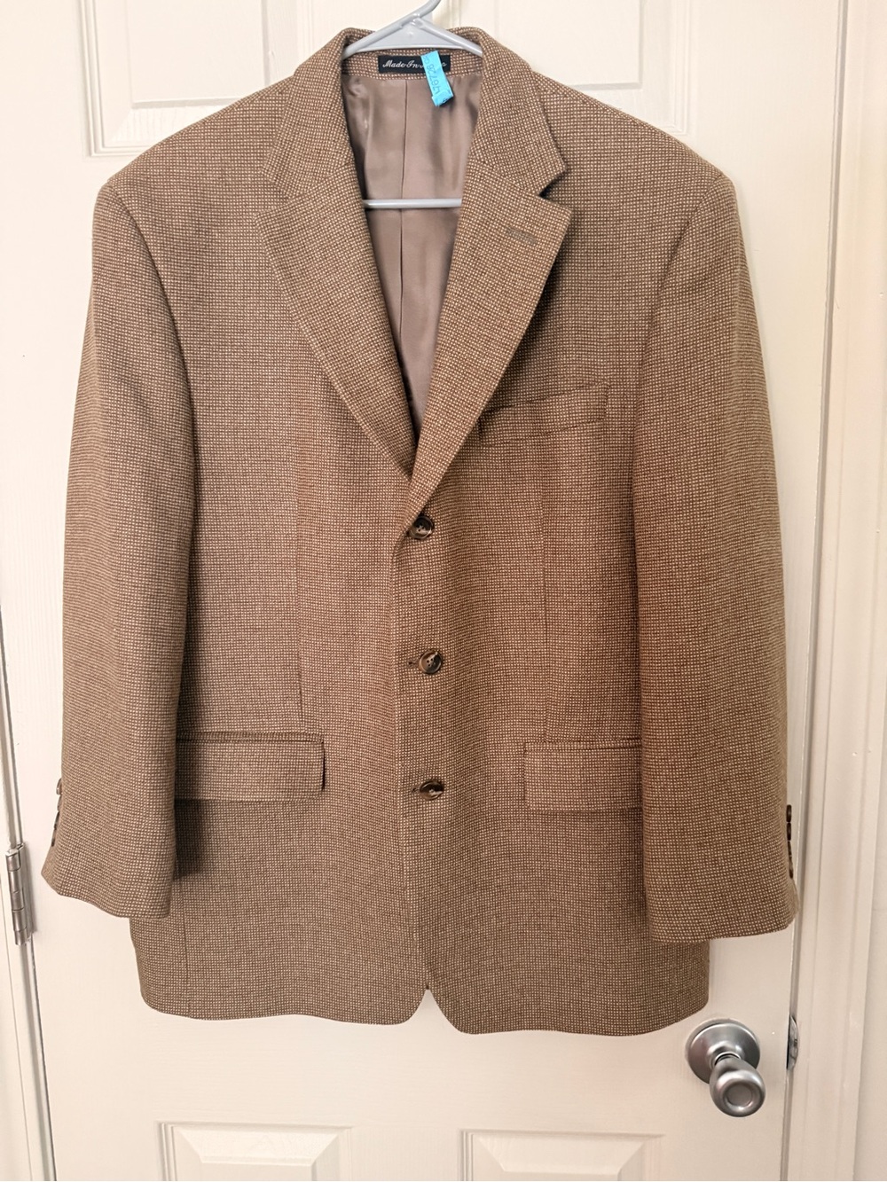 Michael Kors Men's Brown Wool Sport Coat